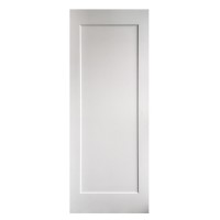 One Panel White Primer Hdf Molded Door Wood Interior Mdf Panel Doors With Door Frame