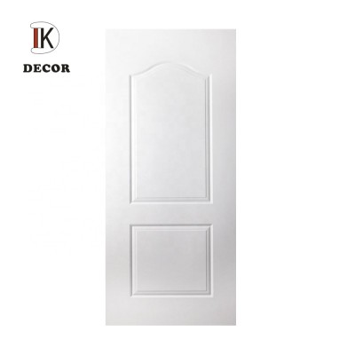 White Primer Interior Hollow Core Hdf Moulded 2 Panel Door For Apartment