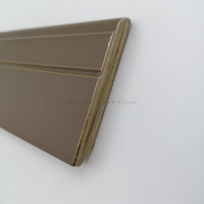 Plywood UV Coating Surface Light Brown Color Skirting