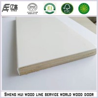 Gesso Primed Plywood Skirting Board Line Wood Moulding for Decoration